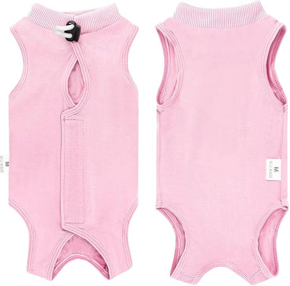 Cat Recovery Suit for Abdominal Wounds or Skin Diseases, Cat Onesie for Cats After Surgery Female Kitten Recovery Suit, Breathable E-Collar Alternative for Cats After Spay Anti Licking Wounds