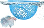 Blue Floating Betta Hide & Shrimp Cave: 3-in-1 Aquarium Hammock, Feeder & Resting Spot for Betta Fish, Shrimp & Small Fish | Eco-Safe PLA