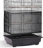 Shappy Large Bird Cage Seed Catcher,Bird Cage Cover Net Skirt Guard,Adjustable Soft Airy Mesh Net for Parrot Parakeet Macaw(78.7 x 15 Inch/ 200 x 37 cm,Black)
