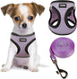 YIMEIS Dog Harness and Leash Set, No Pull Soft Mesh Pet Harness, Reflective Adjustable Puppy Vest for Small Medium Large Dogs, Cats (Taro Purple, X-Small (Pack of 1)