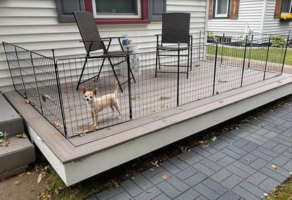 FXW MiniPaws Unleashed Dog Playpen, Expandable & Portable Design for Yard, RV Camping and Indoor Use, for Small and Medium Dogs, 32-inch 24 Panels