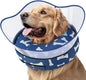 Supet Raised Inflatable Dog Cone Collar to Stop Licking, Soft Dog Cone Alternative After Surgery, Pet Neck Donut Collar for Small Medium Large Dogs