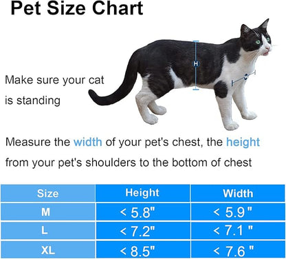 CEESC Medium Cat Door for Interior/Exterior Door, Weatherproof, Black, Rotary 4 Way Locking Pet Door for Cats & Dogs with Circumference < 15.75", Upgraded Version