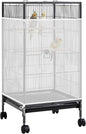 Large Bird Cage Seed Catcher, 31 x 118 inches Adjustable Large Bird Cage Cover Elastic Band Mesh Cages Cover Skirt Nylon Mesh for Parakeet Parrot Cages