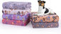 Dono 1 Pack 6 Dog Blankets, Soft Fluffy Fleece Pet Blanket Warm Sleep Mat Paw Print Design Puppy Kitten Throw Blankets Doggy Blanket for Dogs
