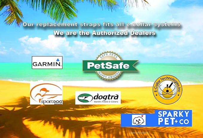 Replacement GPS eCollar with Adjustable Bungee, Multi-Hole Design, and Secure Toggle Closure for Small Dogs (Red, Small Neck)