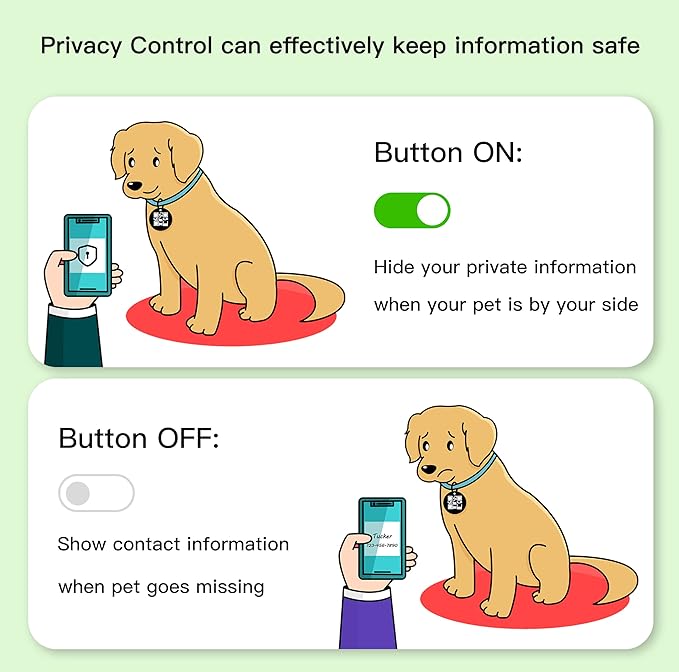 ESA Dog Tag, QR Code Dog Tag, Modifiable Free Pet Online Profile, Scannable QR Code, Scan QR Send Instant Location Alert Email, Silicone Lightweight ID Tag for Dog and Cat (Rose, Small)