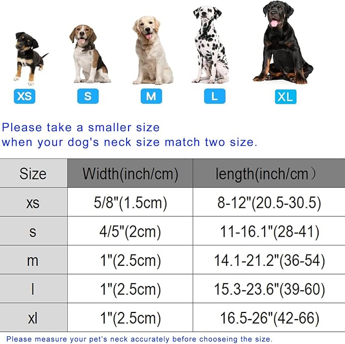 DOGWONG Cute Dog Collar, Pink Bow Pattern Dog Collar, Girl Female Dog Collars with Strong Plastic Buckle for Small Dogs,M