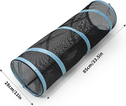 INTURN Cat Furniture Tent for Indoor and Outdoor Playpen Portable Cat Tunnels, Outdoor Kennel (2 Tunnels)