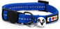 Pawtitas Recycled Blue Reflective Cat Collar – Eco-Friendly Breakaway Safety Buckle, Adjustable Kitten & Adult Collar with Removable Bell and High-Visibility Strap