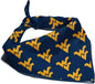 West Virginia Mountaineers Officially Licensed Bandana for Dogs and Cats | Fits Pets Great Gift Idea | Easy-to-Tie (Small, 13")