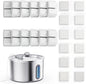 Cat Water Fountain Stainless Steel, 3.2L Cat Fountains for Drinking with Smart Quiet Pump and Water Level Window, Easy-to-Clean Automatic Pet Water Dispenser for Indoor Use (12 Filters Only)