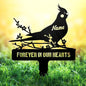 Personalized Cockatiel Memorial Stake – Custom Pet Parrot Bird Grave Marker Metal Tombstone, Outdoor Garden Sign, Cockatiel Remembrance Plaque for Graveside or Yard Sympathy Sign Decor, Pet Loss Gifts