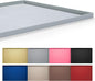 Hubulk Dog Feeding Mat,100% Waterproof Food Grade Silicone Pet Food and Water Bowl Placemat,Dishwasher, High Raised Edge to Prevent Spills,Nonslip Tray to Stop Messes on Floor（28"x18"x0.8", Mist）