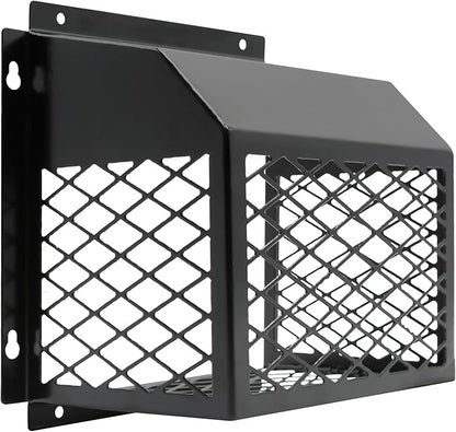 Universal Dryer Exhaust Guard Vent Cover Outside, 7"x7"x5" Heavy Futy Ventilation Bird Cage to Prevents Birds and Rodents from Entering Exhaust for Most 3" to 4" Bathroom Exhaust Ventilation Fan