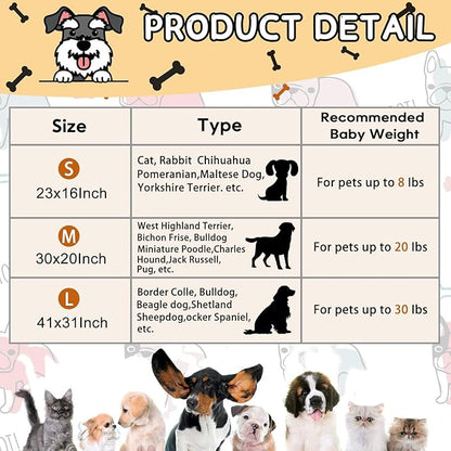 Rezutan Dog Blankets for 3 Pack Medium Blanket Cat Soft Fuzzy Blankets Washable,Soft Comfort Flannel,Pet Blanket,Reversible Dog Paw Print,30 x 20 inch,Purple/Green/Brown