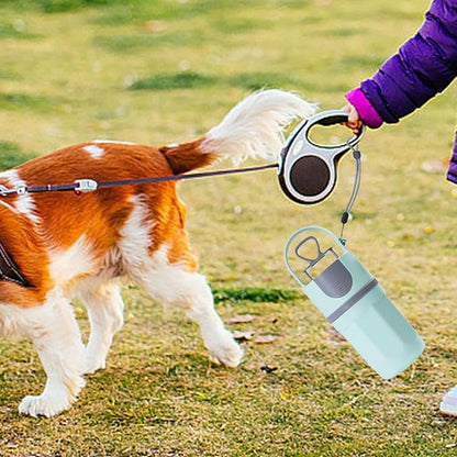 Pooper Scooper for Dog - Doggy Yard Trash Picker Upper, Animals Waste Grabber, Portable Dog Poop Holder with Waste Bag Pouch | Travel Pet Accessories for Walking Small and Large Dogs