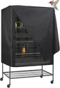 Parrot Cage Cover Breathable,Black Out Lightweight Washable Dust Proof Hood for Lovebird Canary Conure Cockatiel Parakeet Pet Night