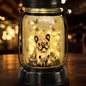French Bulldog Frenchie Gifts for Women/Men French Bulldog Solar Lanterns Dog Mom Birthday Dog Lovers Lantern Pet loss Pet Memorial Lights Solar Garden Decoration Yard, Patio,Backyard,Porch Torches