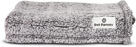 Pet Parents Premium Pet Blanket - Water Resistant Dog & Cat Blanket, Perfect for Crates, Calming, Large, Medium & Small Dogs, Puppy Size: 32x40, Color: Slate
