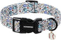 DOGWONG Baseball Dog Collar-Cute Boy Baseball Dog Collar, Adjustable Soft Male Dogs Collars for Small Medium Dogs, XS