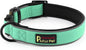 Plutus Pet Tactical Dog Collar, Reflective, Adjustable Heavy Duty Dog Collar, Soft Padded and Comfortable, for Small Medium and Large Dogs (Teal, M)