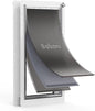 Baboni 3-Flaps Pet Door for Interior and Exterior Doors, Steel Frame and Telescoping Tunnel, Strong and Durable Dog Door(Pets Up to 220 Lb) -X-Large
