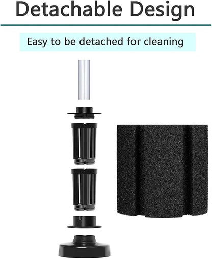 AQUANEAT Aquarium Bio Sponge Filter Breeding Fry Betta Shrimp Nano Fish Tank, 3pcs (Large up to 60Gal)