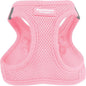 Downtown Pet Supply Step in Dog Harness for Large Dogs - Adjustable, Escape Proof Dog Harness with Reflective Trim - All-Weather, Fast-Drying Padded Mesh Fabric - Baby Pink, L