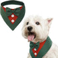 FUAMEY Dog Tuxedo Christmas for Small Dogs,Dog Formal Suit Dogs Attire Pet Bow Tie Puppy Party Costumes Cat Tux Outfits Pets Bandana Cosplay Adjustable Bowties Christmas Green Red S