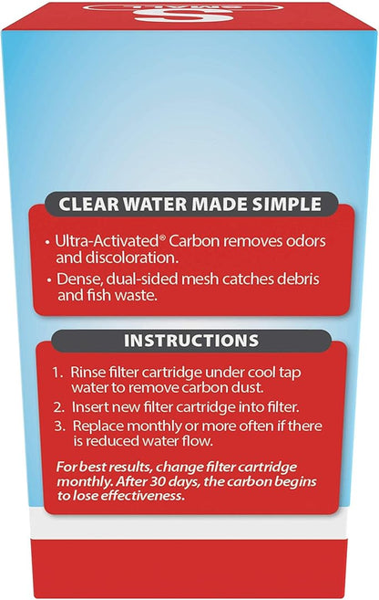 Tetra Filter Aquarium Cartidges, Removes Odors and Discoloration, Ready to Use, Small Whisper Filters, 6 Count