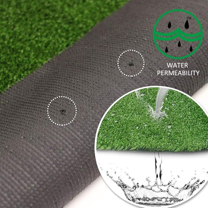 Petgrow Synthetic Artificial Grass Turf 3FTX81FT for Indoor Outdoor Dog Synthetic Grass Mat, Party Wedding Christmas Balcony Garden Astro Turf Rug,Drainage Holes Faux Fake Grass Rug Carpet for Pets