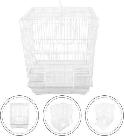 DECHOUS Metal Bird Cage Portable Parrot Carrying Cage Handheld Wire Bird Travel Carrier