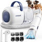 oneisall Dog Grooming Vacuum - 15000Pa Suction, Captures 99% Pet Hair to Reduce Shedding, Dog Grooming Clippers & Quiet Brush (≤59dB) with 4 Accessories, 2L Dust Canister for Home Cleaning