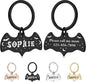 Personalized Pet Tags for Dog Cat, Custom Halloween ID Tags for Dogs, Dog Name Tags Engraved for Pets, Boo Basket Stuffers, Halloween Gifts for Dogs Lovers (Bat)