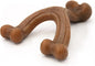 Nylabone Gourmet Style Wishbone Strong Chew Toy for Dogs, Bacon Flavor, Small - Up to 25 lbs, 1 Count