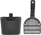 Amazon Basics Durable Cat Litter Scoop with Holder, Hangs on Litter Box, Efficient Scooper