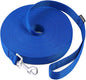 AMAGOOD Dog/Puppy Obedience Recall Training Agility Lead-15 ft 20 ft 30 ft 50 ft Long Leash-for Dog Training,Tie Out,Play,Safety,Camping (50Feet x 1Inch, Blue)