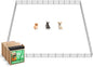 FXW MiniPaws Unleashed Dog Playpen, Expandable & Portable Design for Yard, RV Camping and Indoor Use, for Puppies and Small Dogs, 24-inch 48 Panels
