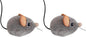 Catstages Squeak Squeak Mouse Cat Toy with Touch-Activated Sound & Catnip,Gray,(Pack of 2)