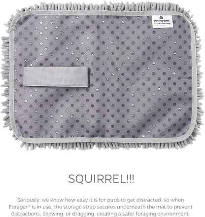 Pet Parents® Forager® Mats, Snuffle Mat for Dogs with SoftSnout & Non-Slip Backing Technology, Slow Feeder Dog Bowls & Snuffle Mat for Large Dogs and Small Dogs (Meadow 19")