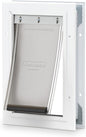 PetSafe Freedom Aluminum Pet Door for Dogs and Cats, Small, White, Tinted Vinyl Flap