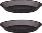 2pcs Metal Round Bird Feeders Tray, Wild Birds Seed Feeder, Mesh Tray Outdoor Accessory for Humming Bird Feeders Station