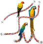 Bird Rope Perches,Parrot Toys 41 inches Rope Bungee Bird Toy (41 inches)[1 Pack]