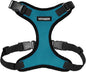 Voyager Step-in Pet Harness - All Weather Mesh, Adjustable Step in Harness for Cats and Dogs by Best Pet Supplies - Turquoise/Black Trim, S