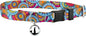 Country Brook Petz - Sky Mandala Cat Collar - Groovy Collection Featuring Far Out Designs