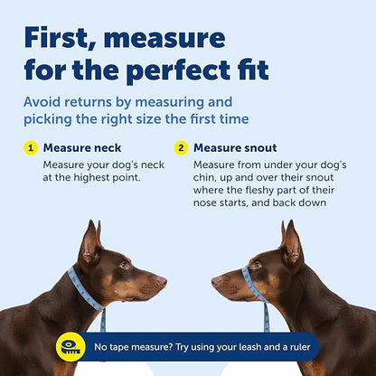 PetSafe Gentle Leader Headcollar No-Pull Dog Collar - Helps Improve Walks - Durable Nylon Construction - Padded Nose Loop - Adjustable Fit - Comfort Walking Halter - X-Large, Black