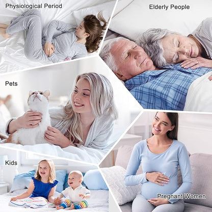 Twin Mattress Protector Waterproof, Fitted Sheet Style Breathable Cooling Mattress Cover with Deep Pocket Fits Up to 18'', Noiseless Bed Cover for Kids Adults, Machine Washable(Navyblue, 39'' X 75'')