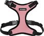 Voyager Step-in Pet Harness - All Weather Mesh, Adjustable Step in Harness for Cats and Dogs by Best Pet Supplies - Pink/Black Trim, XS