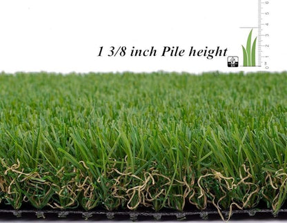 ALTRUISTIC Artificial Grass 2FTX80FT(160 Square Feet), Realistic Fake Grass Deluxe Turf Synthetic Thick Lawn Pet Turf, 1 3/8” Height, Outdoor Decor, Customized